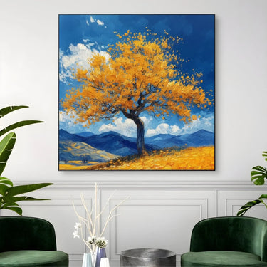 Quadro Stampa su Tela Ombra d'oro - CupidoDesign