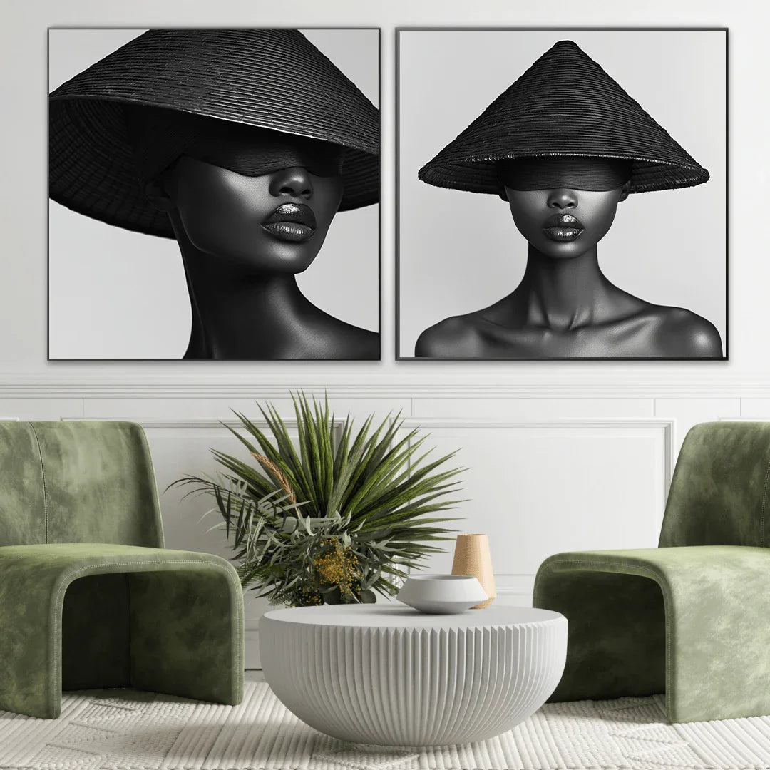 Quadro Stampa su Tela Ombre di Eleganza - CupidoDesign