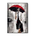 Quadro Stampa su Tela Ombrello Rosso - CupidoDesign