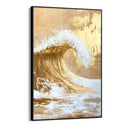 Quadro Stampa su Tela Onda Dorata - CupidoDesign