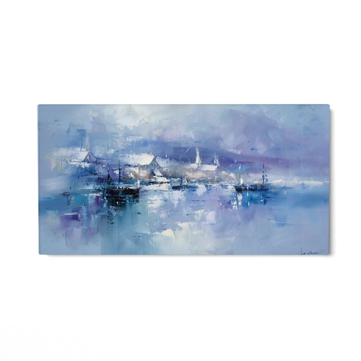 Quadro Stampa su Tela Onda Glaciale - CupidoDesign