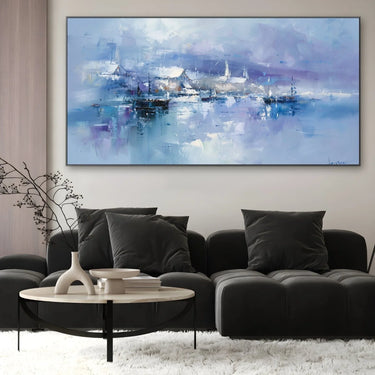 Quadro Stampa su Tela Onda Glaciale - CupidoDesign