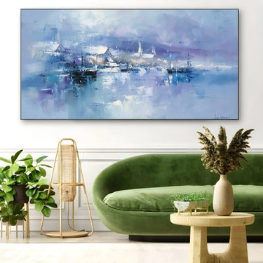 Quadro Stampa su Tela Onda Glaciale - CupidoDesign