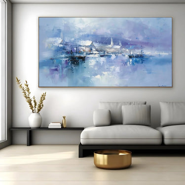 Quadro Stampa su Tela Onda Glaciale - CupidoDesign