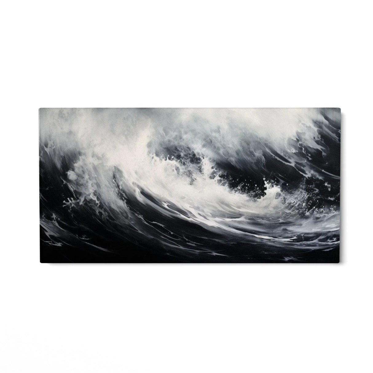 Quadro Stampa su Tela Onda Nera - CupidoDesign
