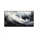 Quadro Stampa su Tela Onda Nera - CupidoDesign