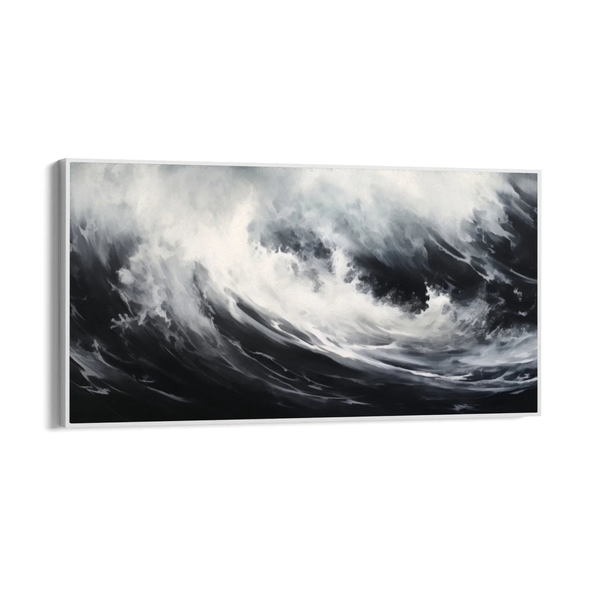 Quadro Stampa su Tela Onda Nera - CupidoDesign