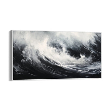 Quadro Stampa su Tela Onda Nera - CupidoDesign