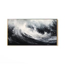 Quadro Stampa su Tela Onda Nera - CupidoDesign
