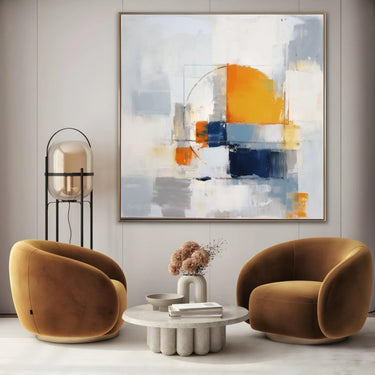 Quadro Stampa su Tela Onda Solare Vibrante - CupidoDesign