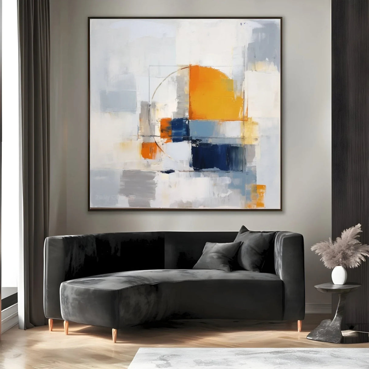 Quadro Stampa su Tela Onda Solare Vibrante - CupidoDesign