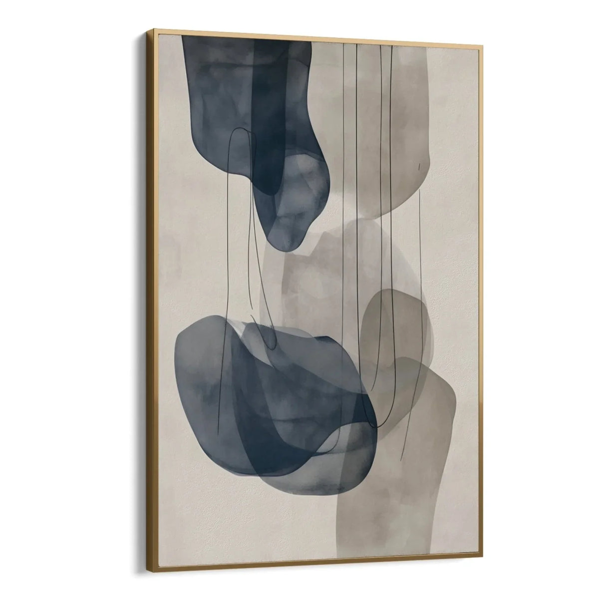 Quadro Stampa su Tela Onde Celesti - CupidoDesign