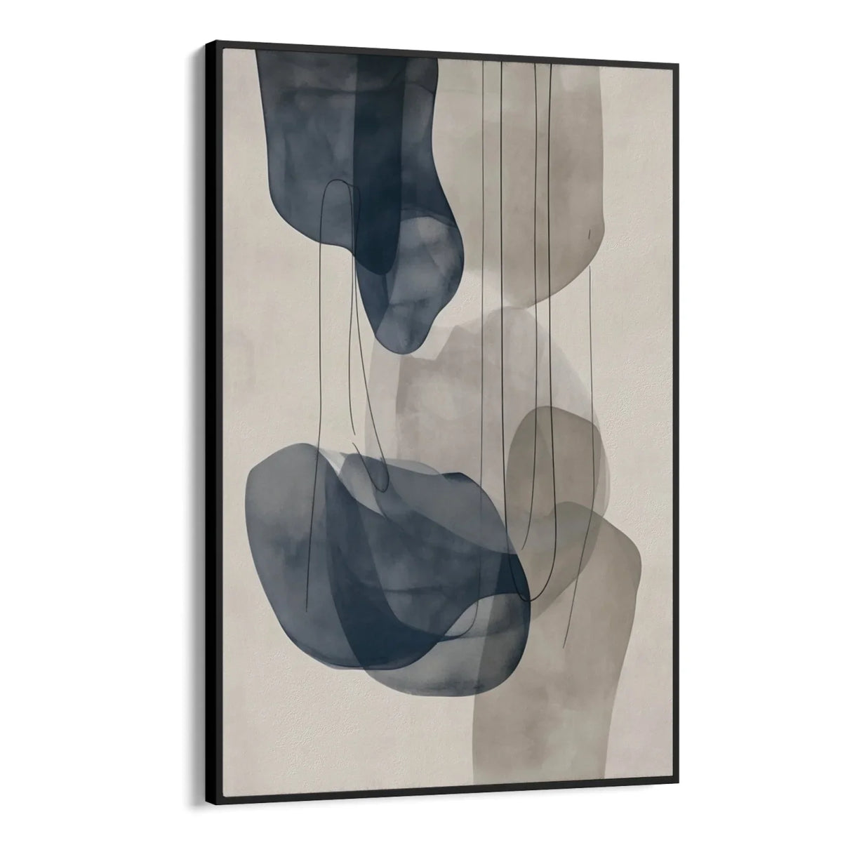 Quadro Stampa su Tela Onde Celesti - CupidoDesign
