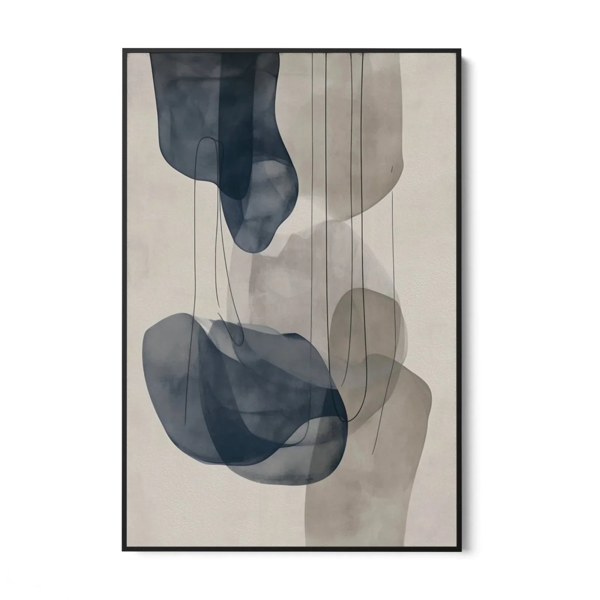 Quadro Stampa su Tela Onde Celesti - CupidoDesign