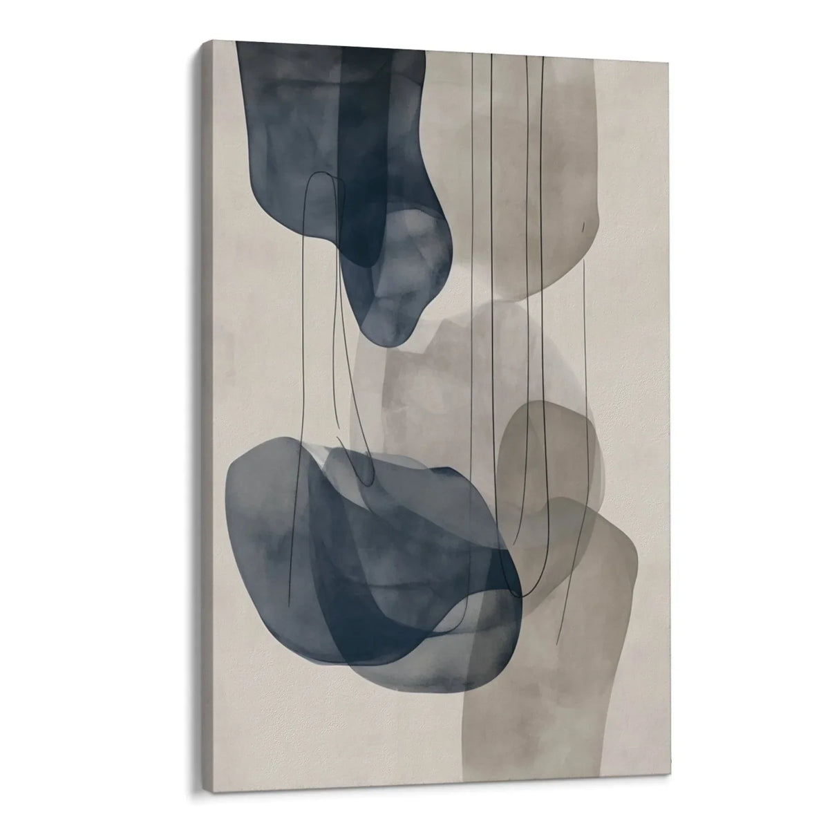 Quadro Stampa su Tela Onde Celesti - CupidoDesign