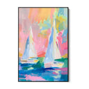 Quadro Stampa su Tela Onde colorate - CupidoDesign