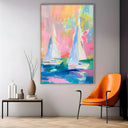 Quadro Stampa su Tela Onde colorate - CupidoDesign