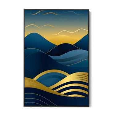 Quadro Stampa su Tela Onde del deserto - CupidoDesign