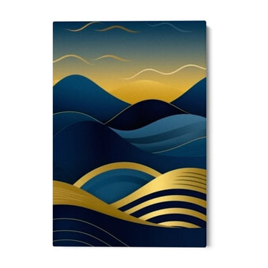 Quadro Stampa su Tela Onde del deserto - CupidoDesign