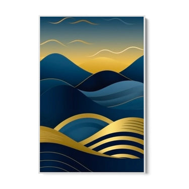 Quadro Stampa su Tela Onde del deserto - CupidoDesign