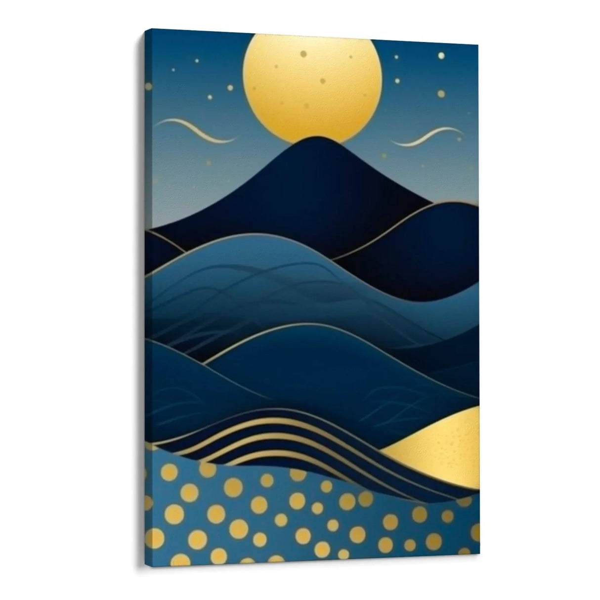Quadro Stampa su Tela Onde del deserto - CupidoDesign