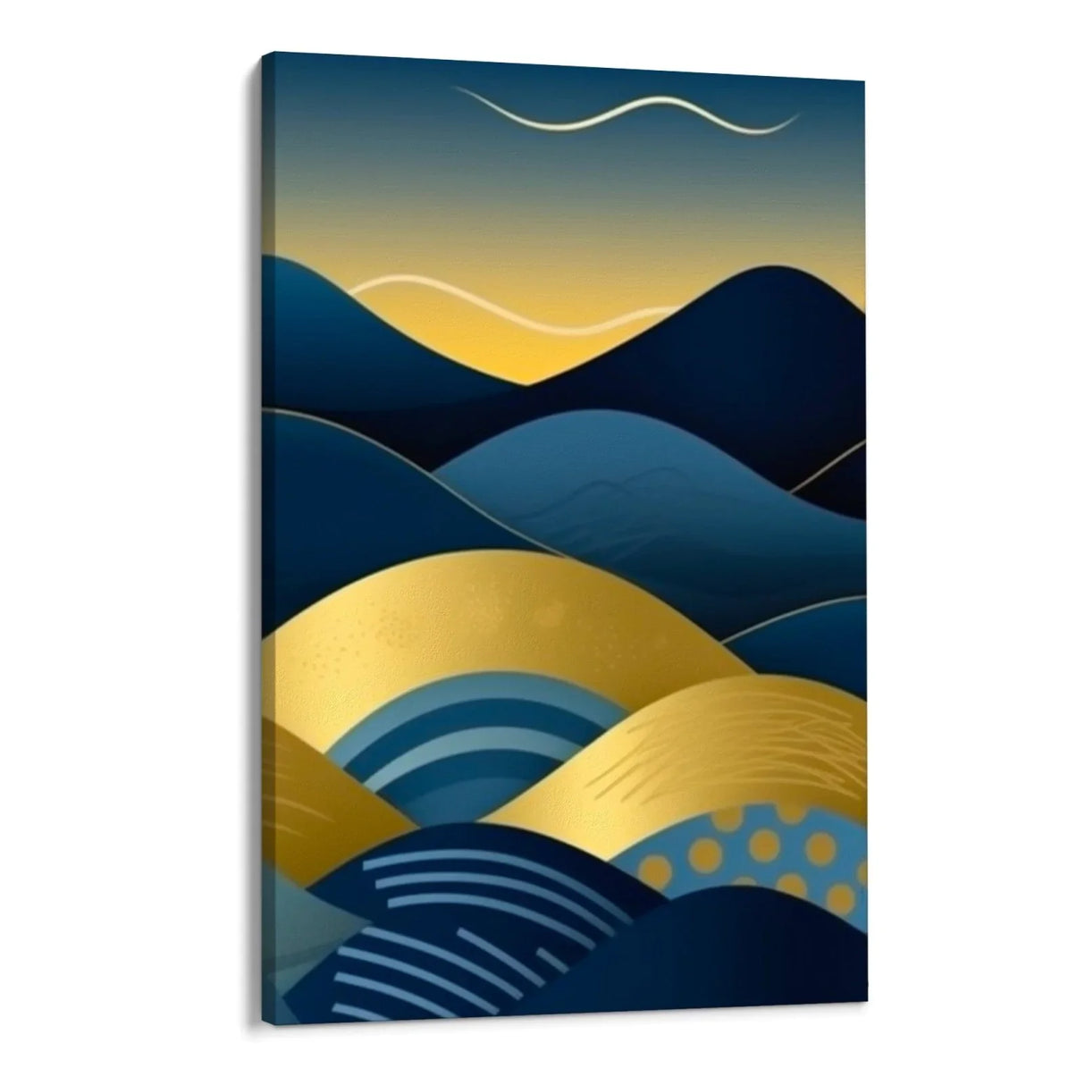 Quadro Stampa su Tela Onde del deserto - CupidoDesign