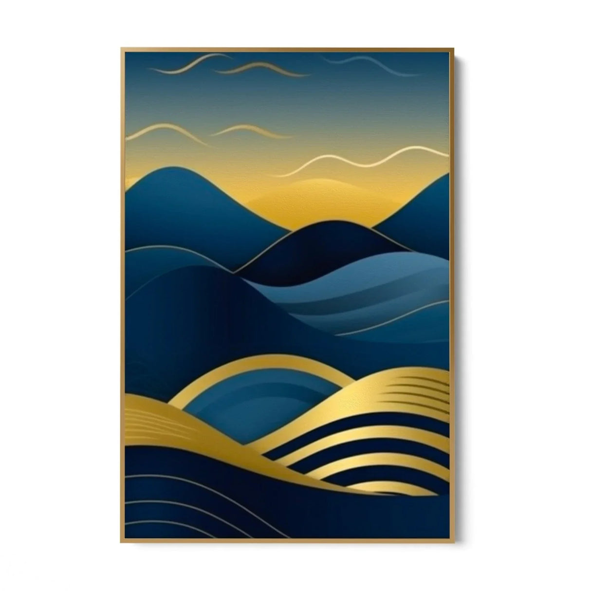 Quadro Stampa su Tela Onde del deserto - CupidoDesign