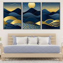 Quadro Stampa su Tela Onde del deserto - CupidoDesign