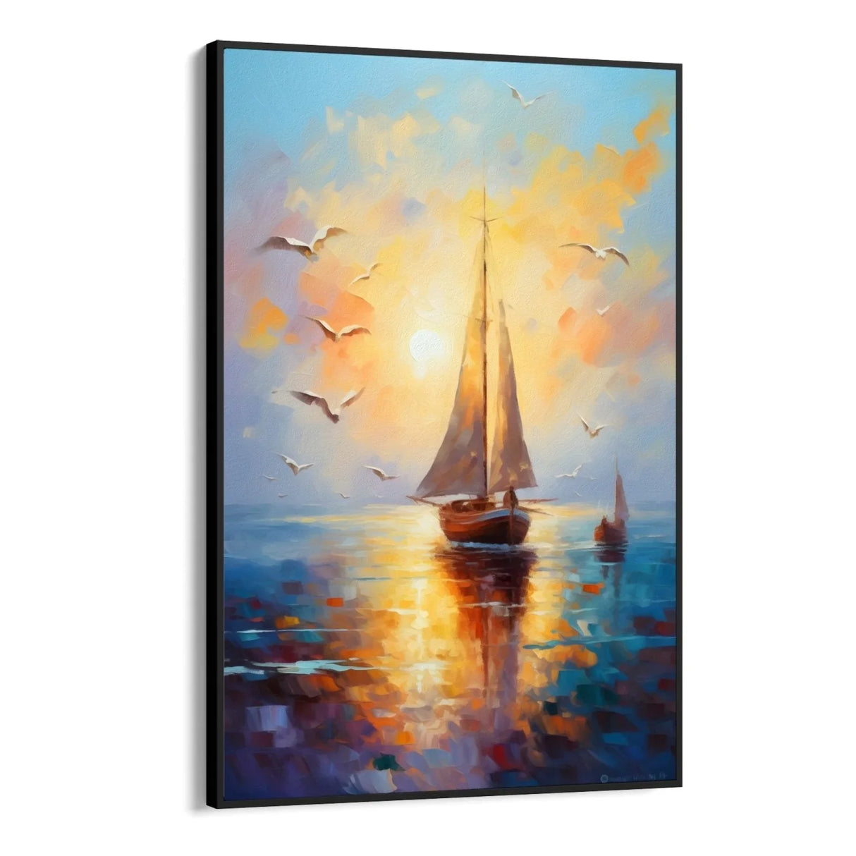 Quadro Stampa su Tela Onde della Libertà - CupidoDesign