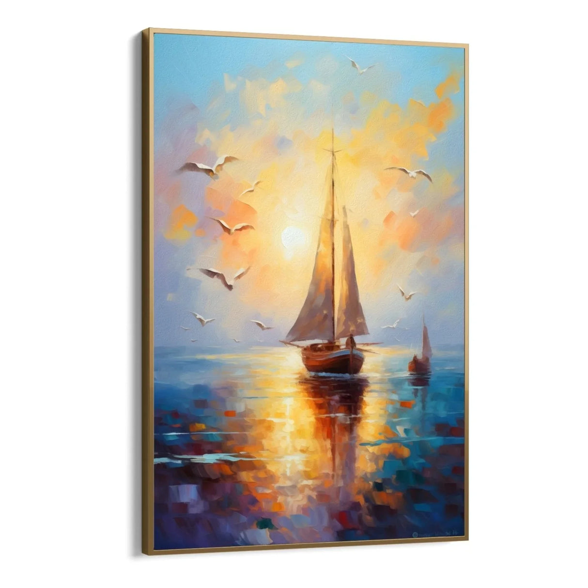Quadro Stampa su Tela Onde della Libertà - CupidoDesign