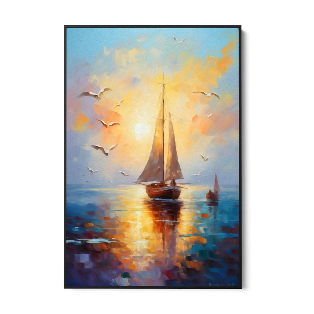 Quadro Stampa su Tela Onde della Libertà - CupidoDesign