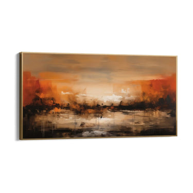 Quadro Stampa su Tela Onde di Luce Crepuscolare - CupidoDesign