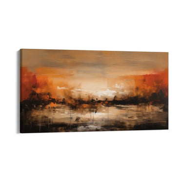 Quadro Stampa su Tela Onde di Luce Crepuscolare - CupidoDesign