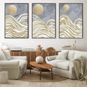 Quadro Stampa su Tela Onde di luna - CupidoDesign