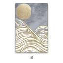 Quadro Stampa su Tela Onde di luna - CupidoDesign