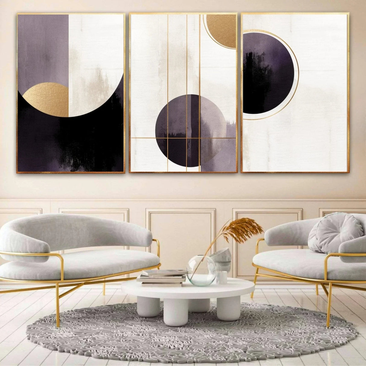Quadro Stampa su Tela Onde di Pensiero - CupidoDesign