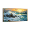 Quadro Stampa su Tela Onde Dorate - CupidoDesign