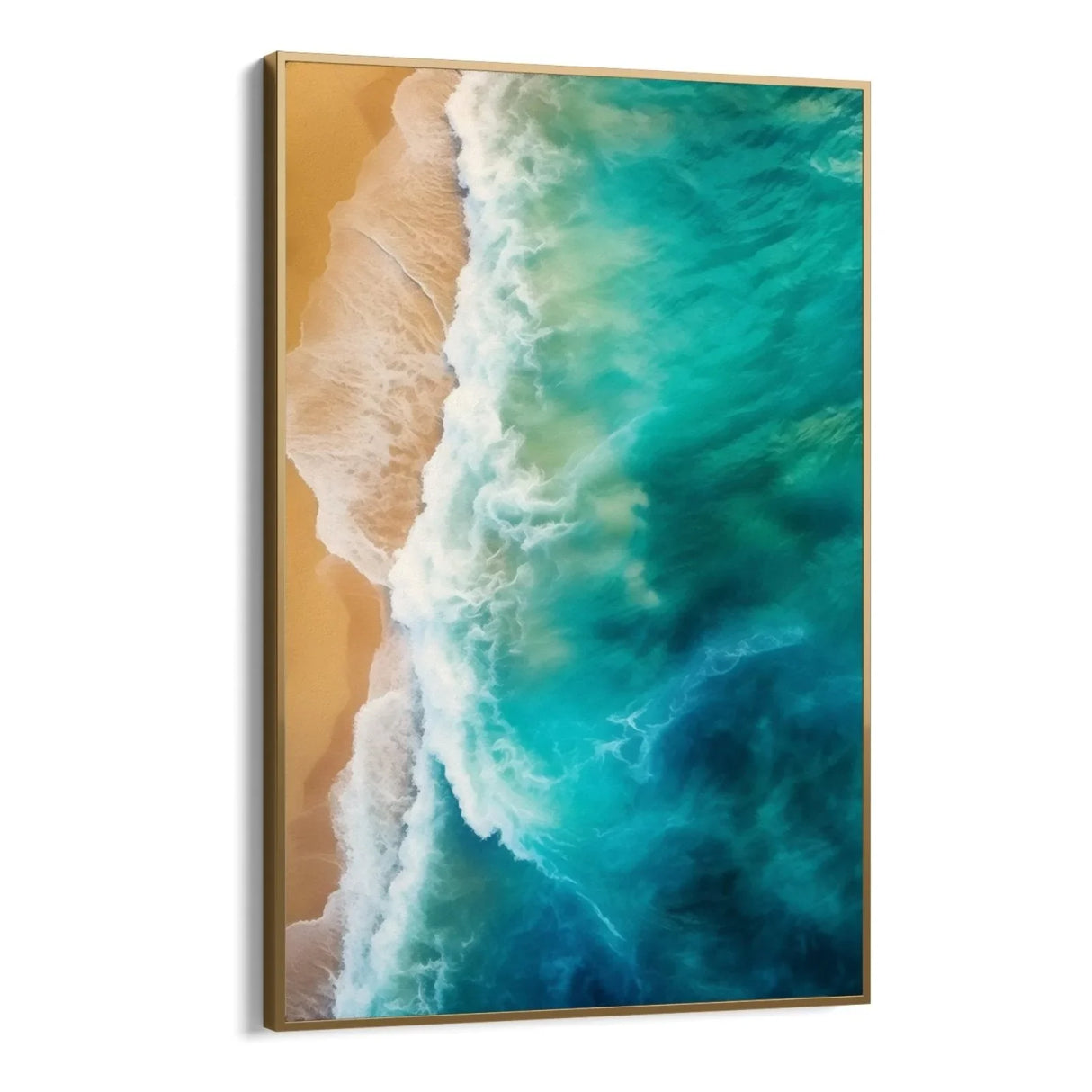 Quadro Stampa su Tela Onde e sabbia - CupidoDesign