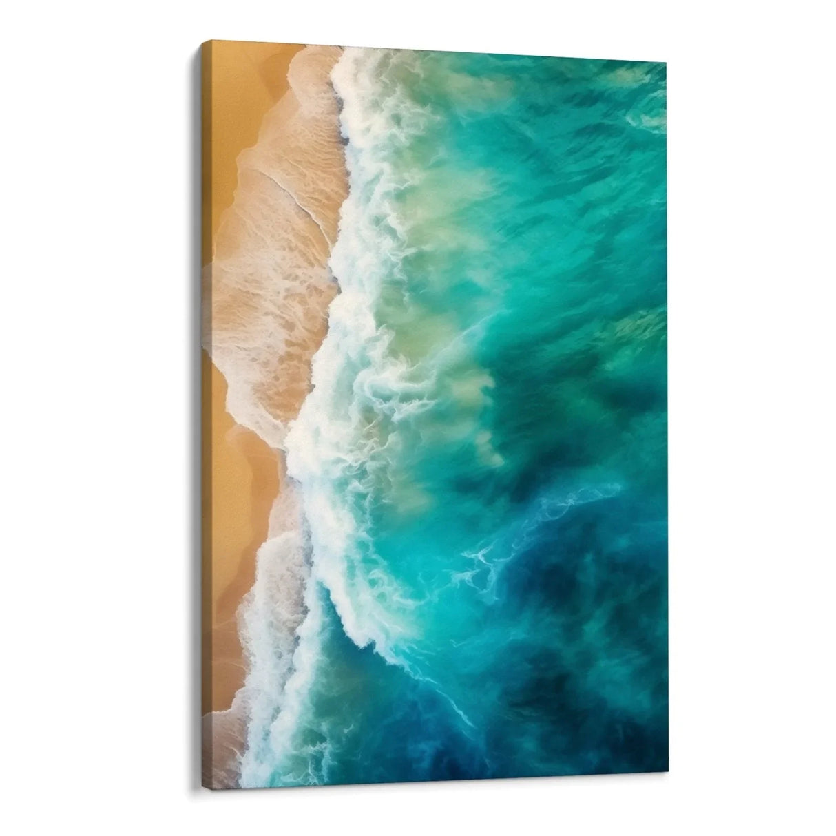 Quadro Stampa su Tela Onde e sabbia - CupidoDesign