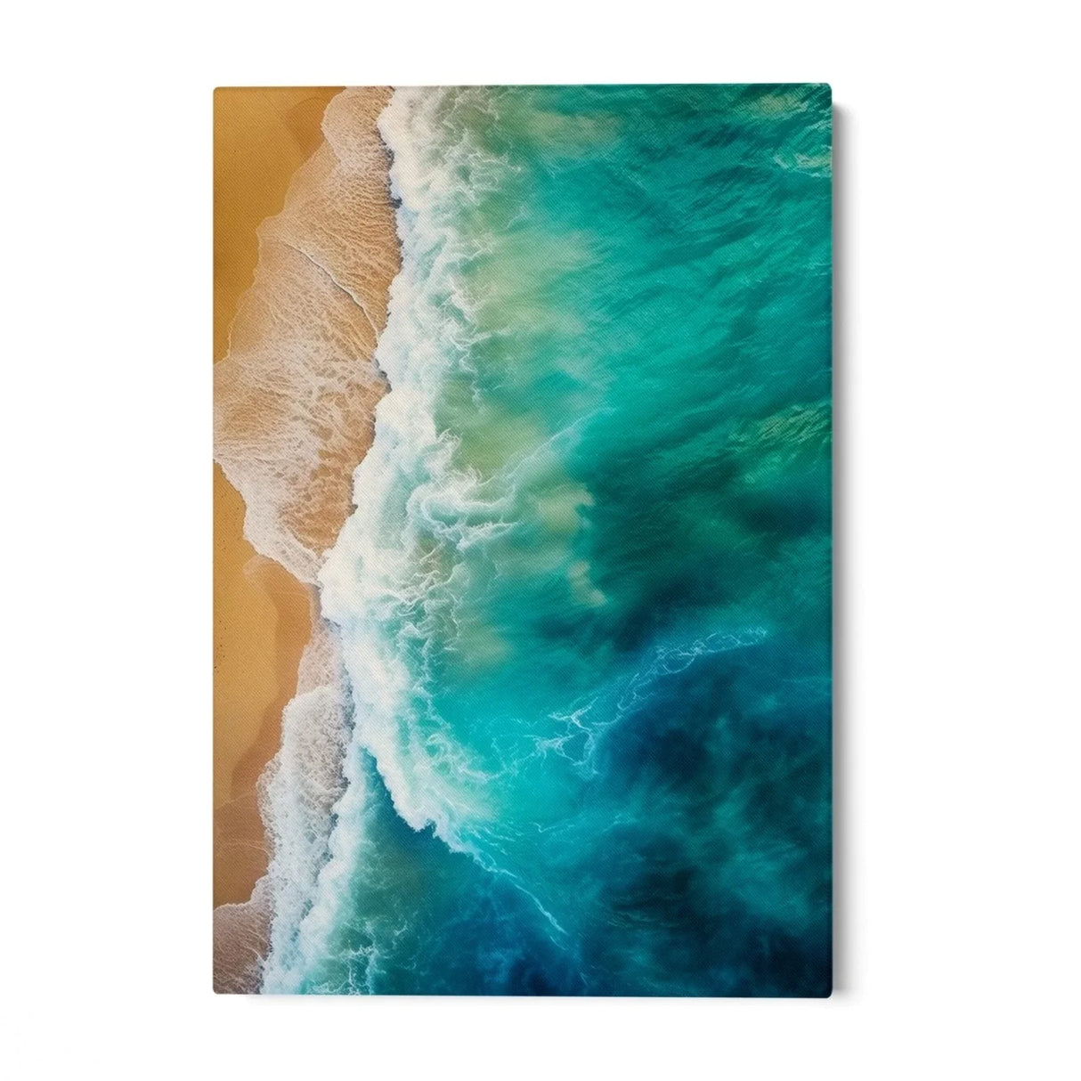 Quadro Stampa su Tela Onde e sabbia - CupidoDesign
