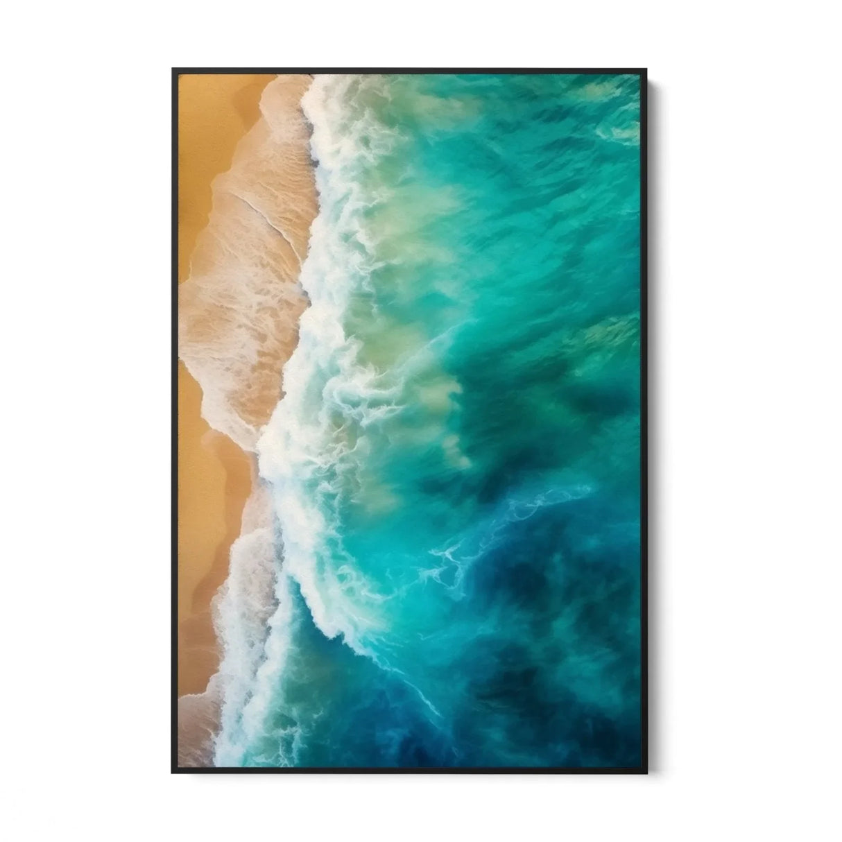 Quadro Stampa su Tela Onde e sabbia - CupidoDesign