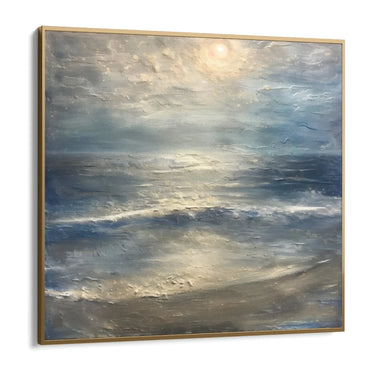 Quadro Stampa su Tela Onde e Silenzi - CupidoDesign