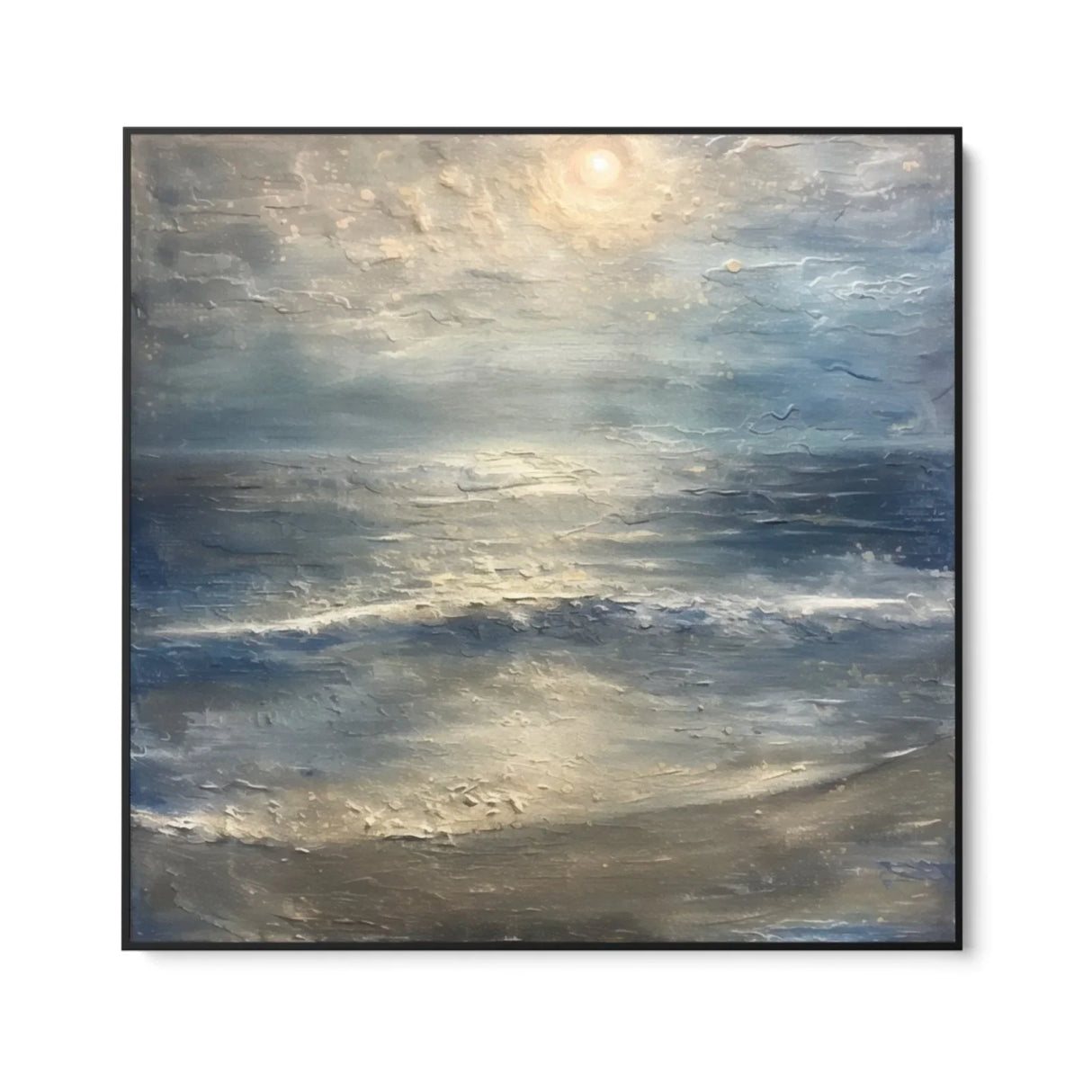 Quadro Stampa su Tela Onde e Silenzi - CupidoDesign