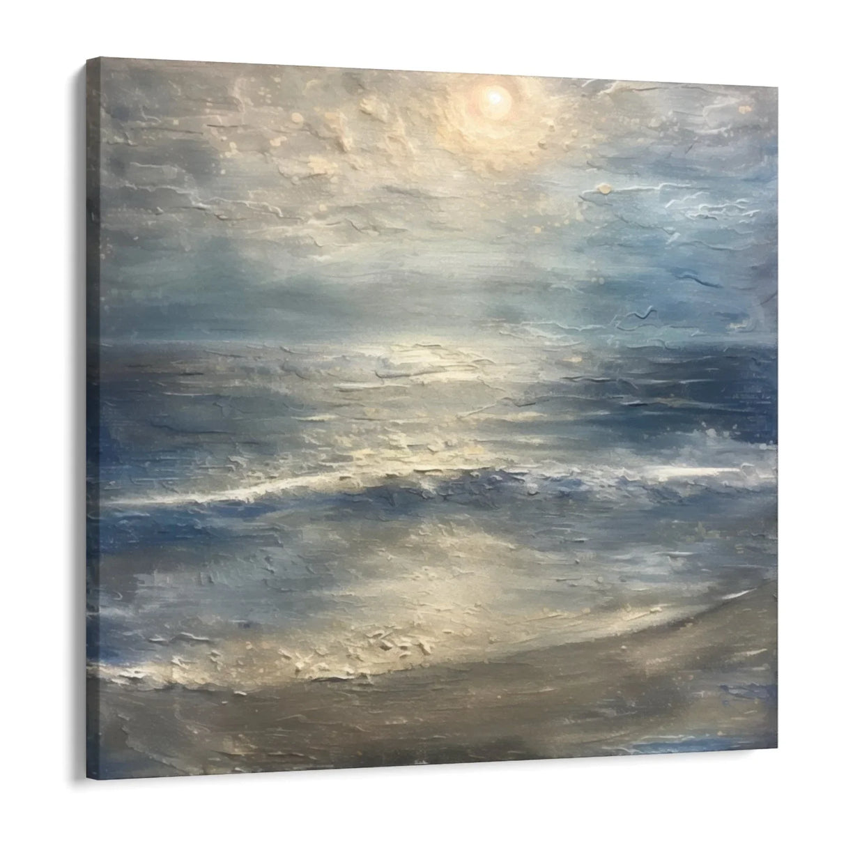 Quadro Stampa su Tela Onde e Silenzi - CupidoDesign