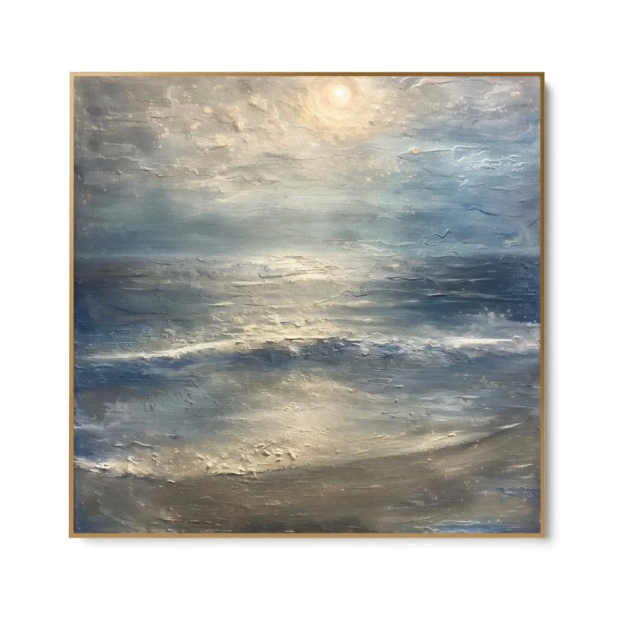 Quadro Stampa su Tela Onde e Silenzi - CupidoDesign