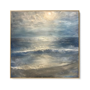 Quadro Stampa su Tela Onde e Silenzi - CupidoDesign