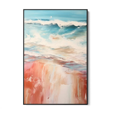 Quadro Stampa su Tela Onde travolgenti - CupidoDesign