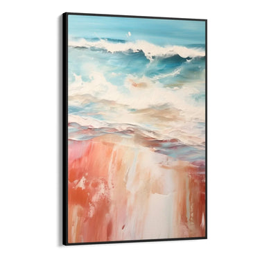 Quadro Stampa su Tela Onde travolgenti - CupidoDesign