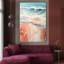 Quadro Stampa su Tela Onde travolgenti - CupidoDesign