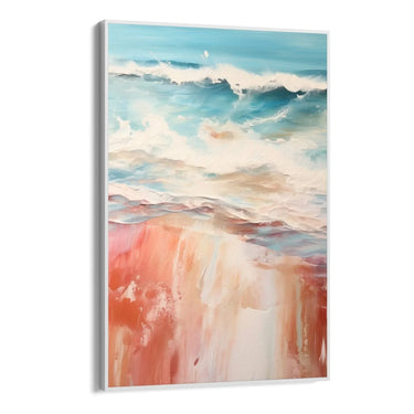 Quadro Stampa su Tela Onde travolgenti - CupidoDesign